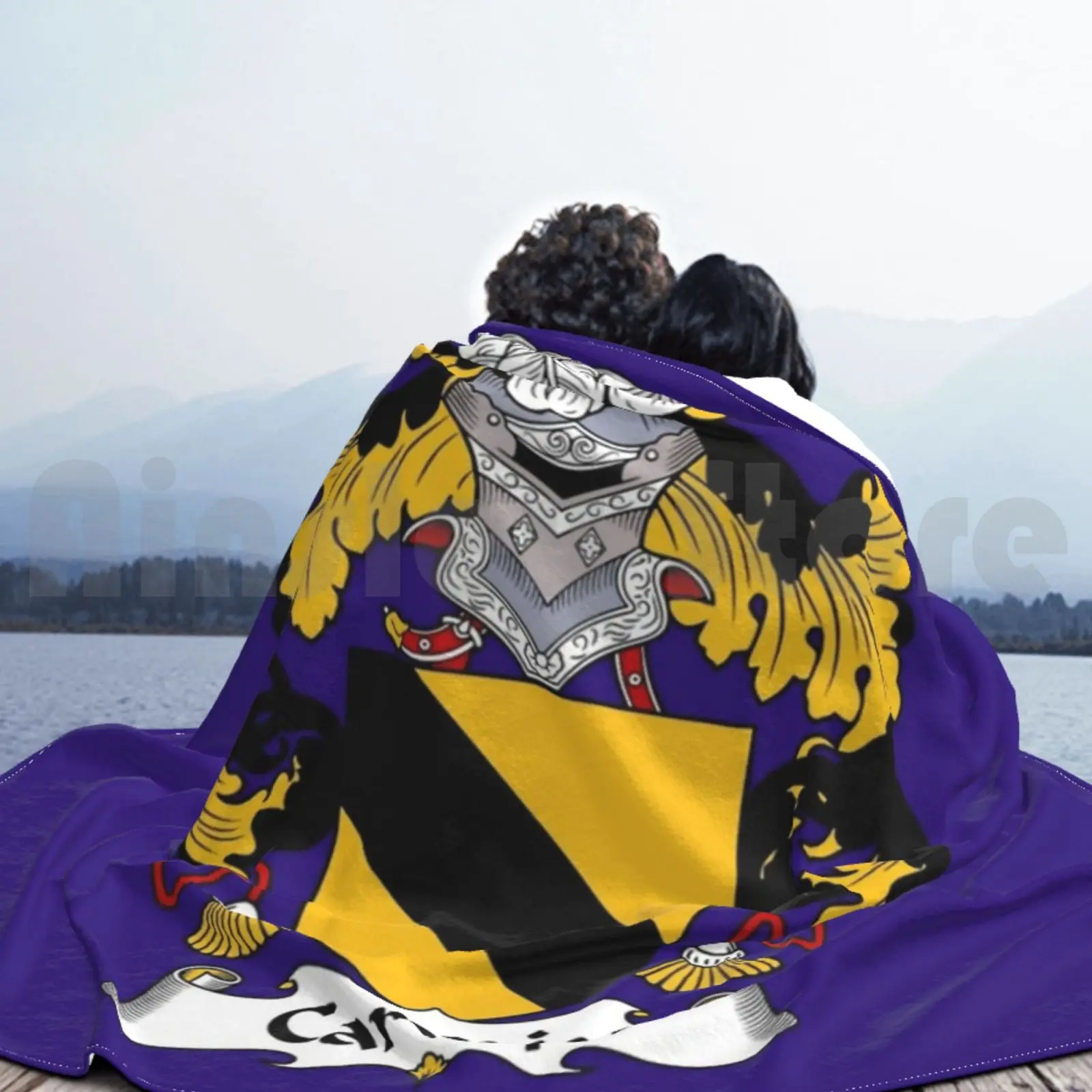 Фото Герб Carvajal-Family Crest Одеяло Мода на заказ Perez Last Name Origin Arias Last Name Испания Crest Испанский №5