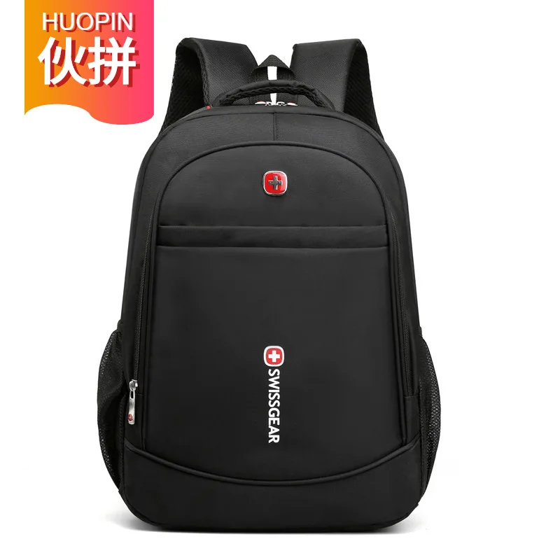 

New men's backpack 16 inch middle school student schoolbag company gift business outdoor leisure travel bag