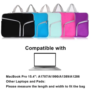 soft laptop bag for xiaomi hp dell lenovo notebook computer for macbook air pro retina 11 12 13 14 15 15 6 sleeve case cover new free global shipping