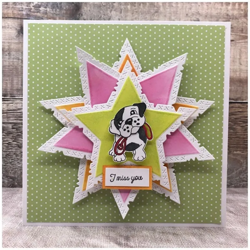 

2021 NEW Metal Cutting Mold DIY Scrapbook Paper Photo Album Postcard Irregular Circle Frame Star Love Heart Stencil Emboss Die