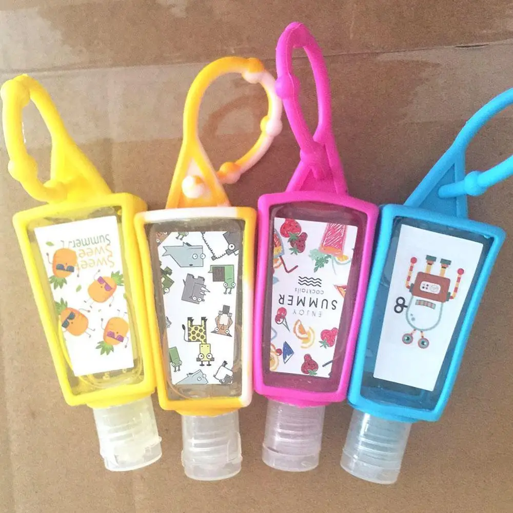 30 мл случайный цвет многоразовые миниатюрный антисептик для рук фруктовые