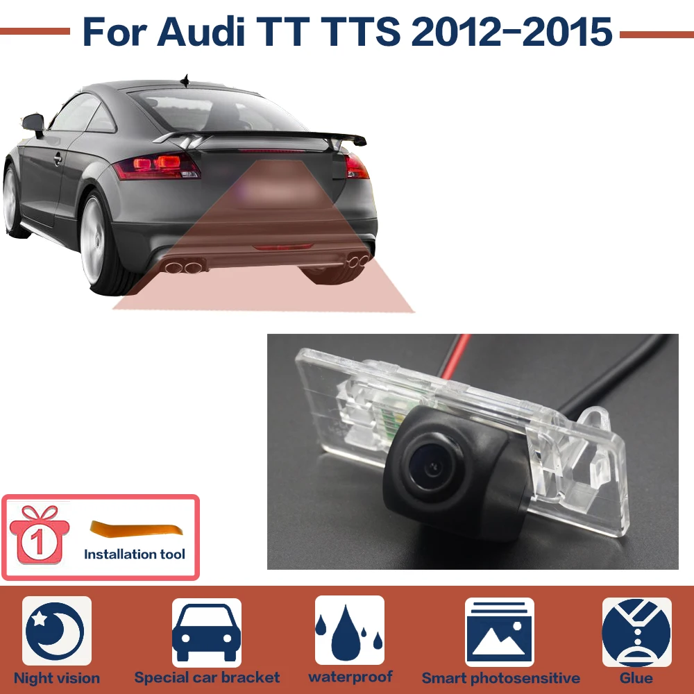 

For Audi TT TTS 2012-2015 Car Rear View Reverse Backup Camera Parking HD Night Vision High Quality | CCD + RCA