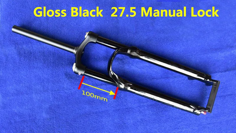 Gloss Black 275 Manu EPIXON SR SUNTOUR Велосипедная вилка EPICON 26/27. 5/29er горная Велосипедная вилка MTB амортизирующая передняя вилка для путешествий 100 мм - Цвет: Gloss Black 275 Manu