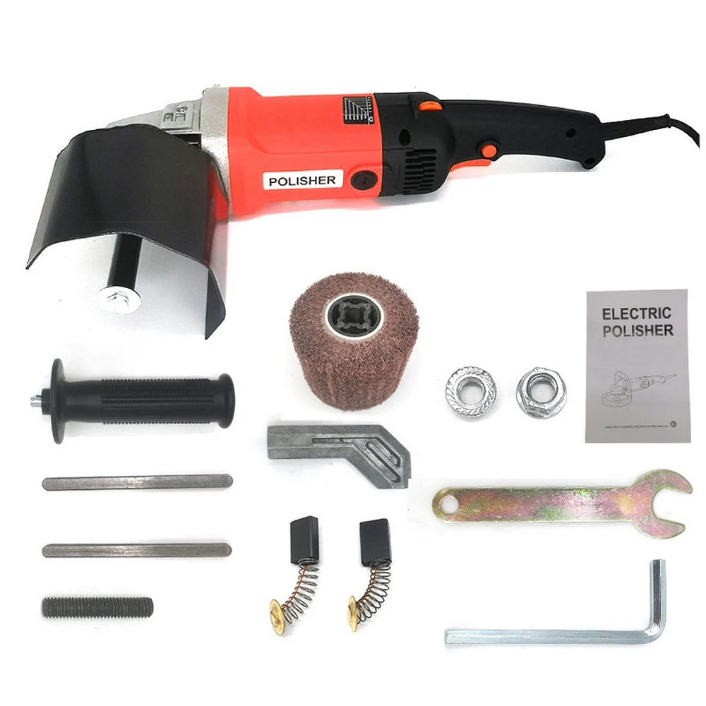 

220V Burnishing Machine Car Polisher Electric Sander Grinder Stainless Steel Sanding Polisher Metal Drawing Machine