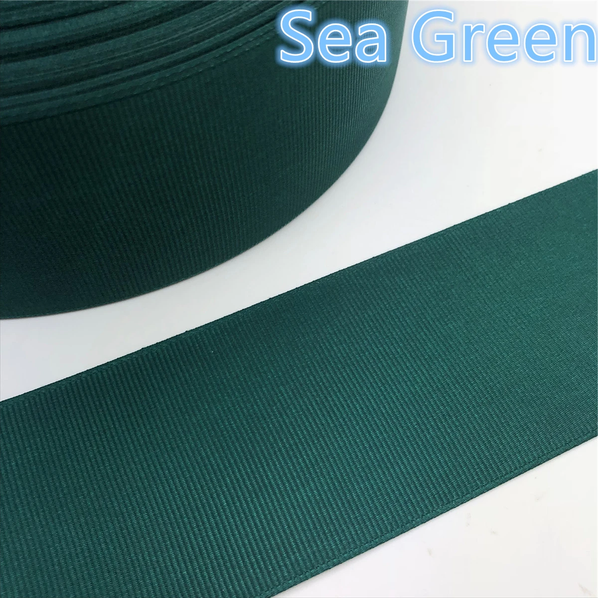Sea Green Новинка; 10/15/20/25/40/50 мм Ширина Grosgrain поликлиновый приводной ремень многоцелевые Свадебная вечеринка - Цвет: Sea Green