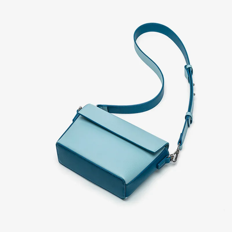 Новая женская модная маленькая квадратная сумка простая Кроссбоди с широкими