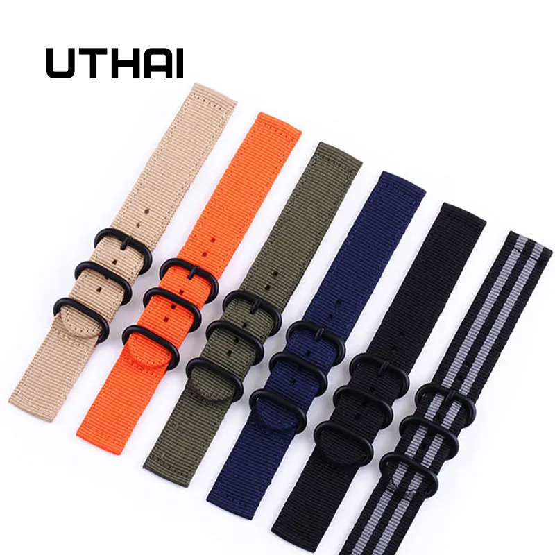 

UTHAI P13, нейлоновые часы, аксессуары для часов, высококачественные ремешки для часов Samsung Gear S3 S2 Huami