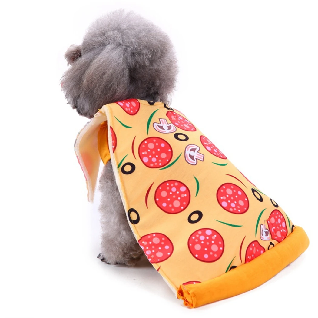 

Funny Pet Costume Pizza Style Pet Dog Clothes Christmas Clothes Creative Halloween Christmas Party Pet Clothes For Xmas