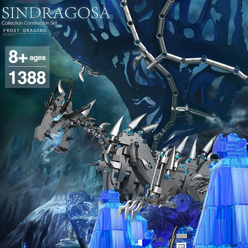 Yeshin K91 морозный дракон королева Sindragosa строительные блоки сборные кирпичи для