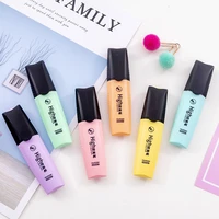 1pcs cute macaroon candy color mini colorful highlighters pen promotional art markers fluorescent pen gift stationery office