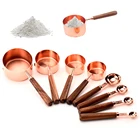 8-10 шт., мерные чашки из розового золота