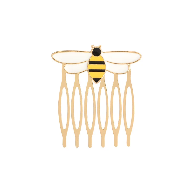 

Bee hairpin women's peacock hair accessories Japanese cute cartoon gold bead hair accessories girls jewelry