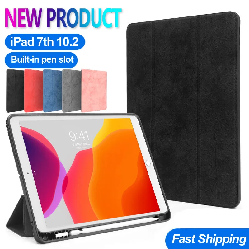 

Умный чехол для iPad 10,2 дюйма, 2019 7-го поколения, iPad mini 5, Автоматический Режим сна/пробуждения, чехол-подставка для iPad Air 3 2019 10,5