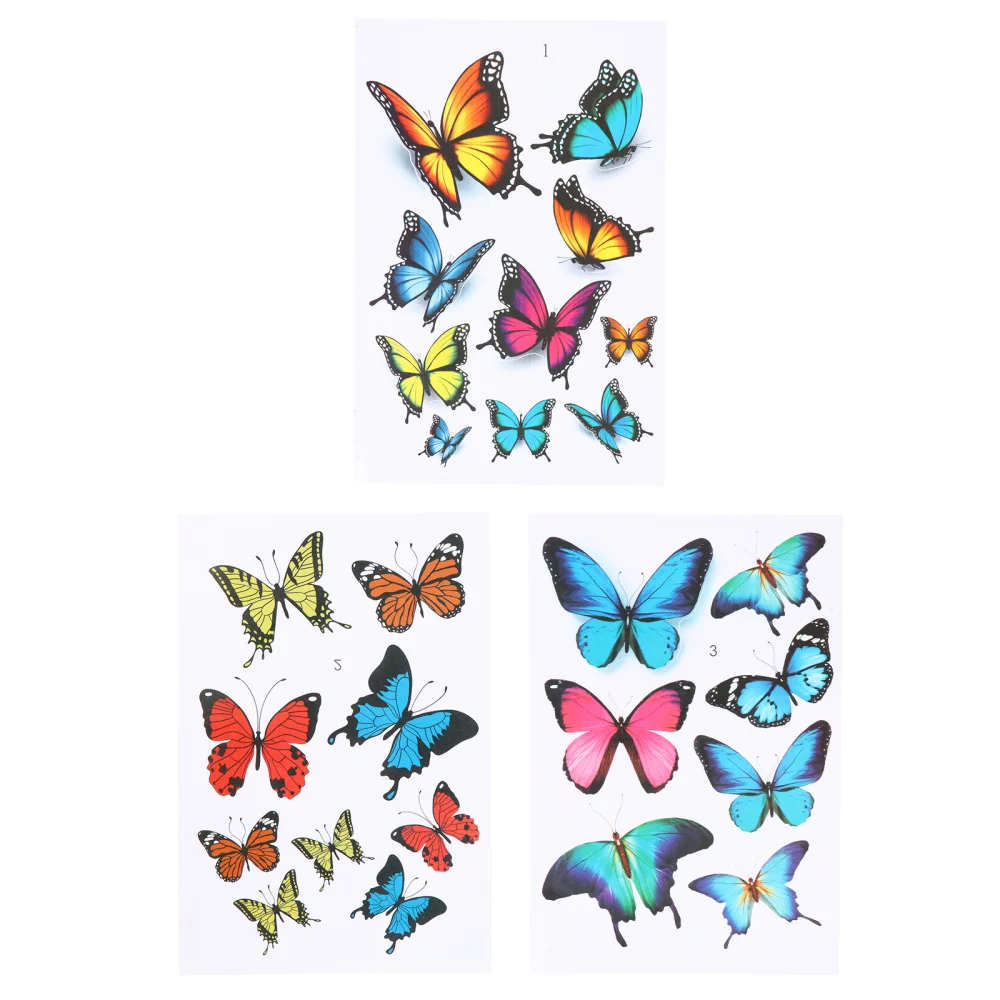 

3pcs Creative Car Stickers Durable Car Body Decal Car Decoration Stickers