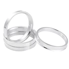 Центральные кольца ступицы колеса из алюминиевого сплава, 4 шт., наружный диаметр 67,1 мм до 54,1, 56,1, 56,6, 57,1, 58,1, 60,1, 63,4, 64,1, 65,1, 66,1 мм, внутренний диаметр