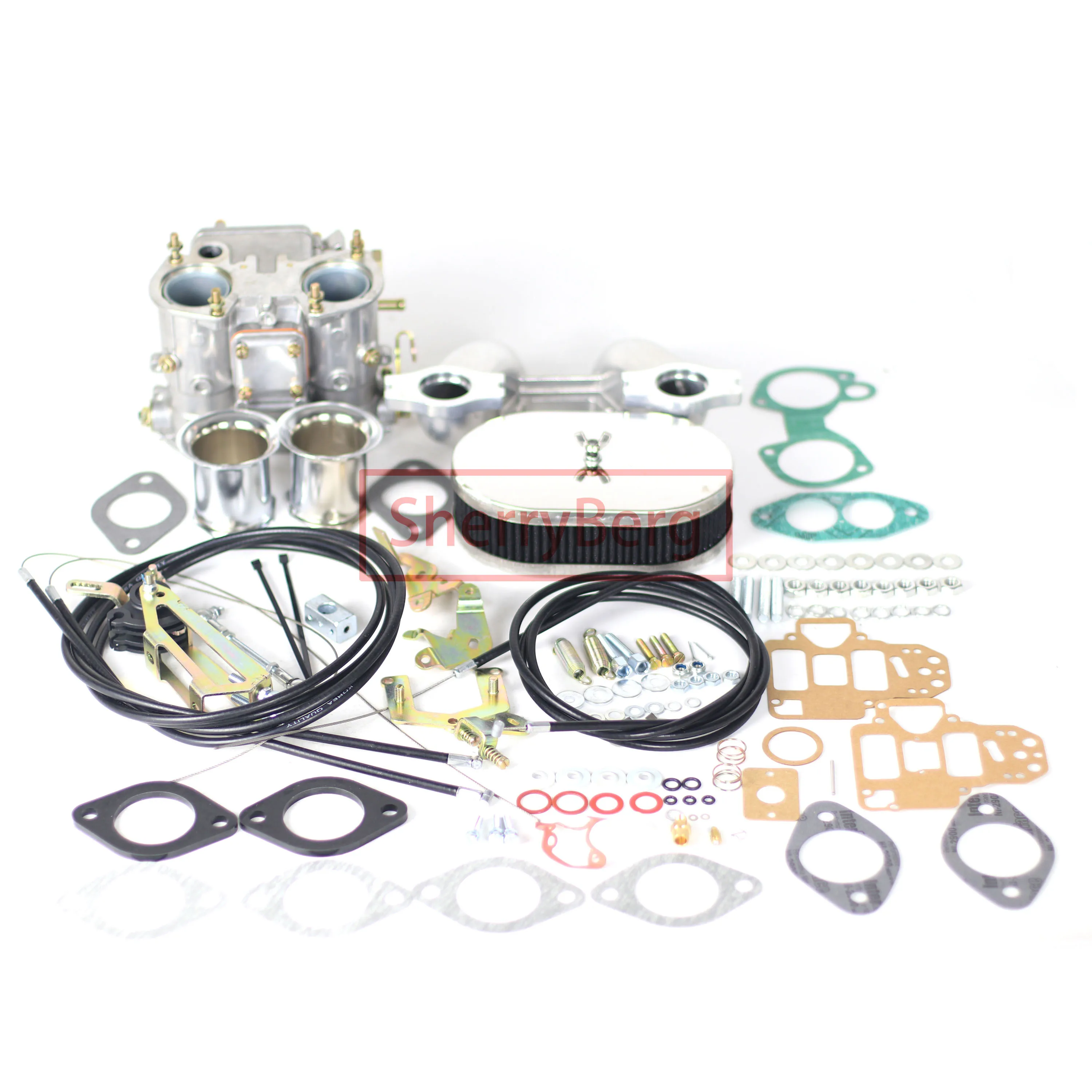 

SherryBerg MANIFOLD 40dcoe 40 DCOE Carburetor conversion kit for MINI for WEBER/DELLORTO EMPI 40 DCOE/DHLA CARB carburetor