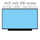 14-дюймовая тонкая светодиодная матрица для ноутбука HP-14-dk0002dx dk0028wm, ЖК-экран для ноутбука 1366*768, 30-контактный EDP без сенсорного экрана