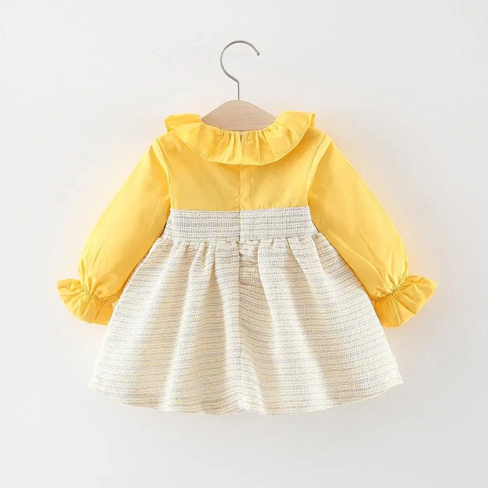 Платье на день рождения для маленьких девочек 1 года осень 2020 платье с длинным