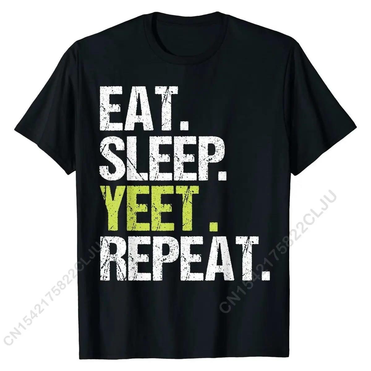

Футболка с надписью Eat Sleep Yeet для танцев, подарок на день рождения, футболки, мужские топы, футболки, распродажа, хлопковые футболки с 3D принтом для уличного мальчика