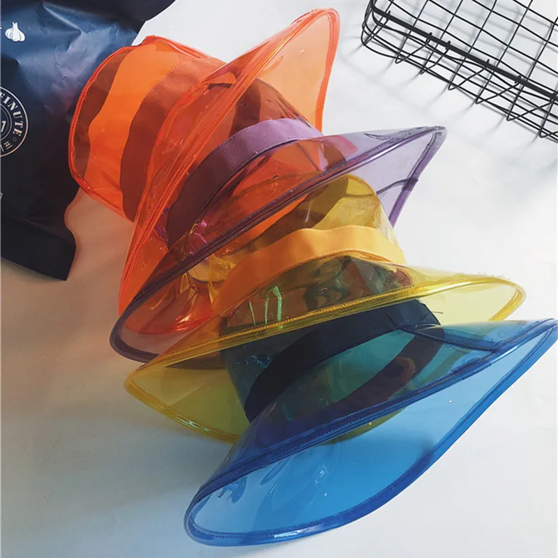 Шляпа Женская непромокаемая из мягкого пластика элегантный головной убор с