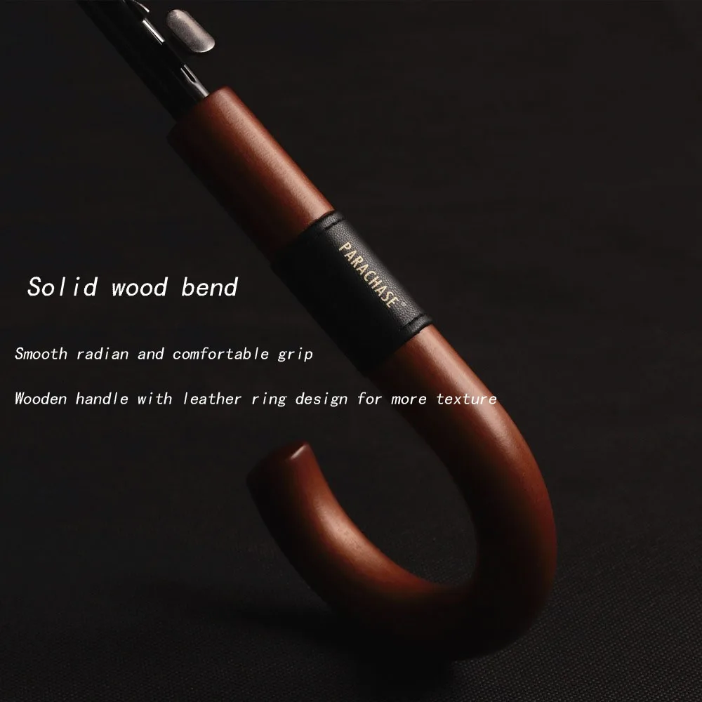 Long handle umbrella 16 bone super large 120cm business storm men's double retro automatic long | Дом и сад