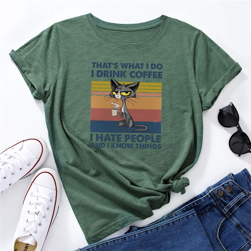 

Summer Plus Size Women TShirt New Cat Letter Printed Women Shirt O Neck Short Sleeve Tshirts 100%Cotton Tees Cartoon T-shirt