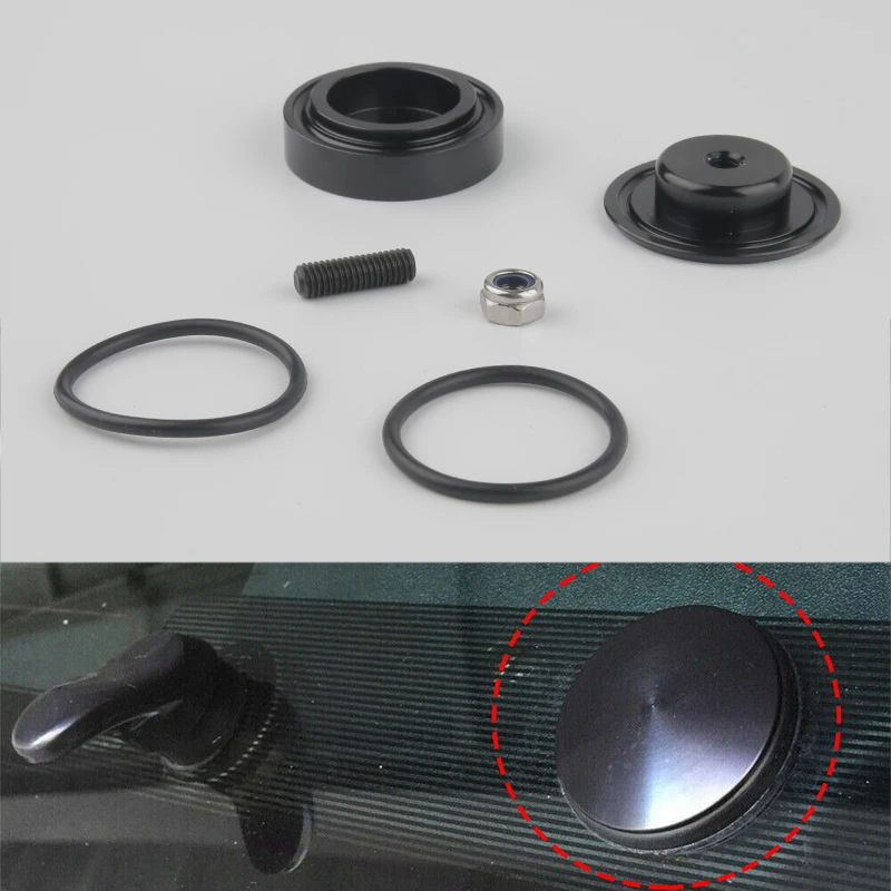 Car Rear Wiper Delete Kit O-ring Seal Nut Screw Block Off Plug Cap For Acura RSX DC5 Integra Mazda 3 Hatchback Speed Etc | Автомобили и