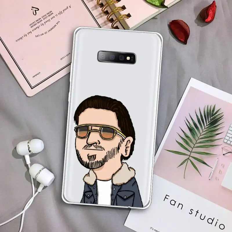 

PNL QLF Phone Case Transparent For Samsung Galaxy A71 A21s S8 S9 S10 plus note 20 ultra