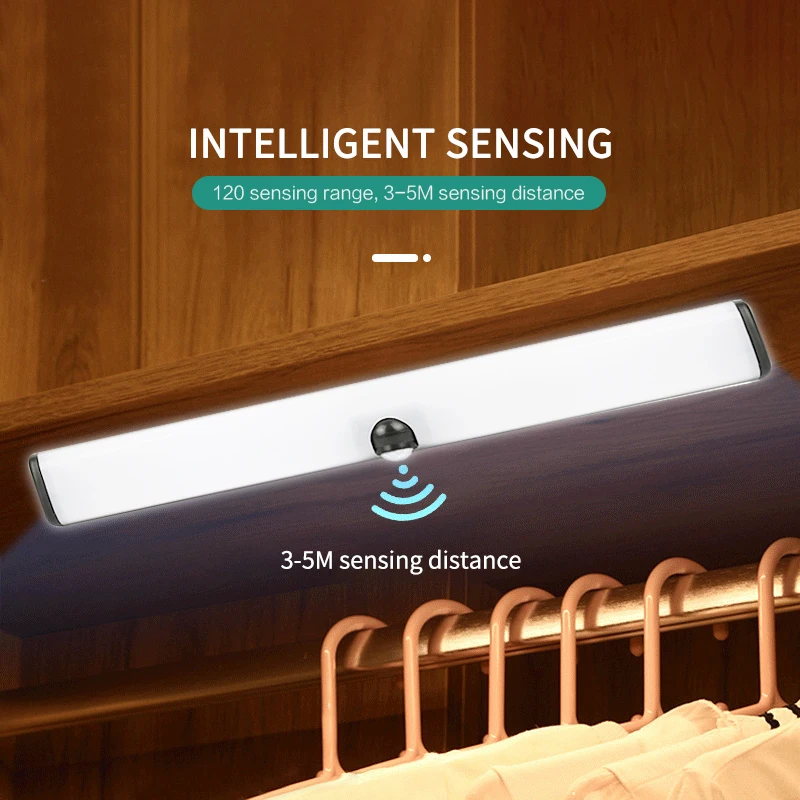 

4PCS 36LED Human Body Sensor Light Cupboard Wardrobe Bed Lamp LED Under Cabinet Wireless Night Light For Closet Stairs Kitchen