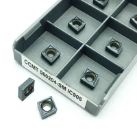 ccmt060204 sm ic908 turning insert cnc milling tool carbide insert internal turning tool ccmt 060204 milling cutter