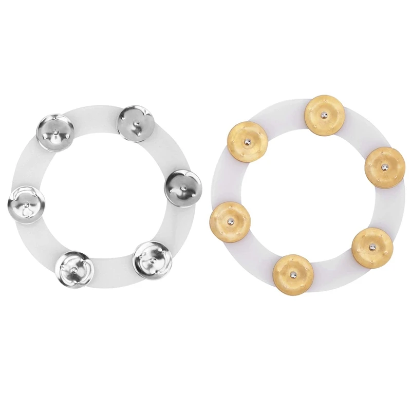 

Drum Cymbals Hi Hat Tambourine Drum Set Stainless Steel Bells Percussion Instrument Accessories