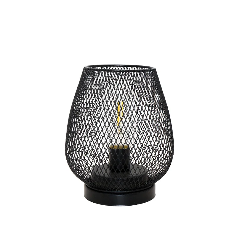 Декоративная настольная лампа в скандинавском индустриальном стиле для птичьей