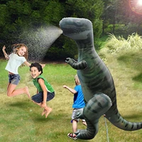 180cm giant dinosaur yard sprinkler for children kids family inflatable water spray toys summer pool games outdoor fun toy