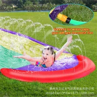 inflatable water slides mat double dual person surf rider slider splash pool kids park backyard water play mat outdoor fun toys