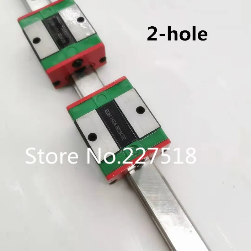 2 шт. линейные направляющие рельсы EGH20 EGH20CA 350/550/1000/1500 мм+ 4 шт. Линейный ползун каретки EGH20CA/фланец EGW20CV ЧПУ комплектующие