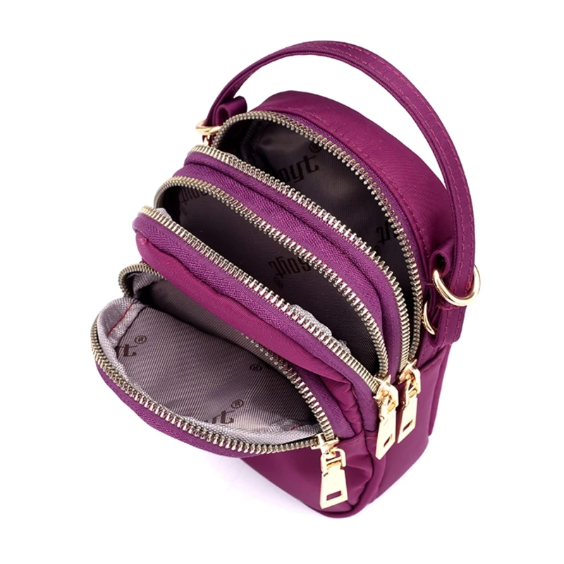 

WoMan Crossbody Zipper Mobile Phone Sport Shoulder Bag Handbag Wrist Purse Gift
