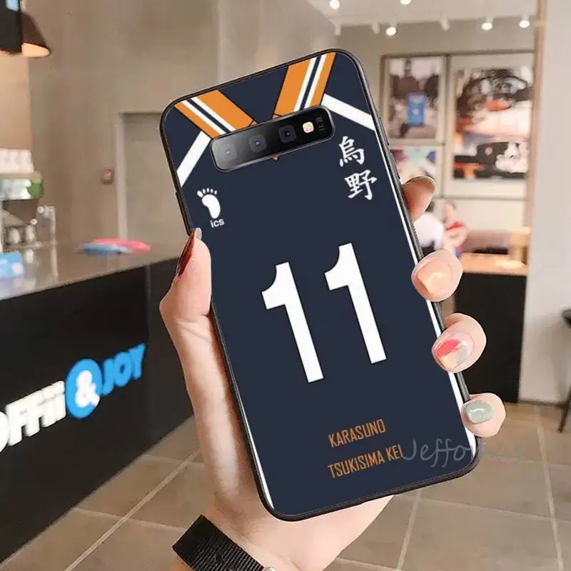 

Haikyuu!! Karasuno Jersey Shoyo Hinata Phone Case For Samsung Galaxy S5 S6 S7 S8 S9 S10 S10e S20 edge plus lite