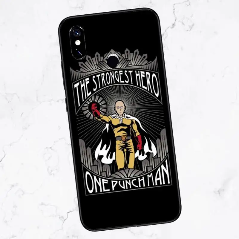 

Cartoon Anime One Punch Man Phone Cases For Xiaomi Redmi 7 8 9t a3Pro 9se k20 mi8 max3 lite 9 note 9s 10 pro