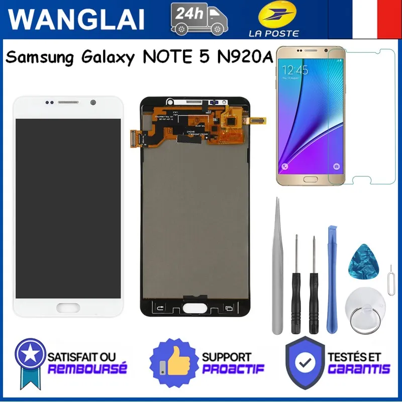 

ЖК-дисплей для Samsung Galaxy Note 5 N920 N920A TFT сенсорный экран дигитайзер запасная часть дисплей