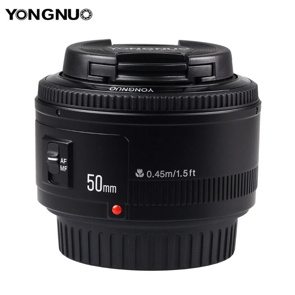 YONGNUO объектив YN50 мм 50 мм F1.8 объектив камеры для Canon для Nikon DLSR объектив камеры