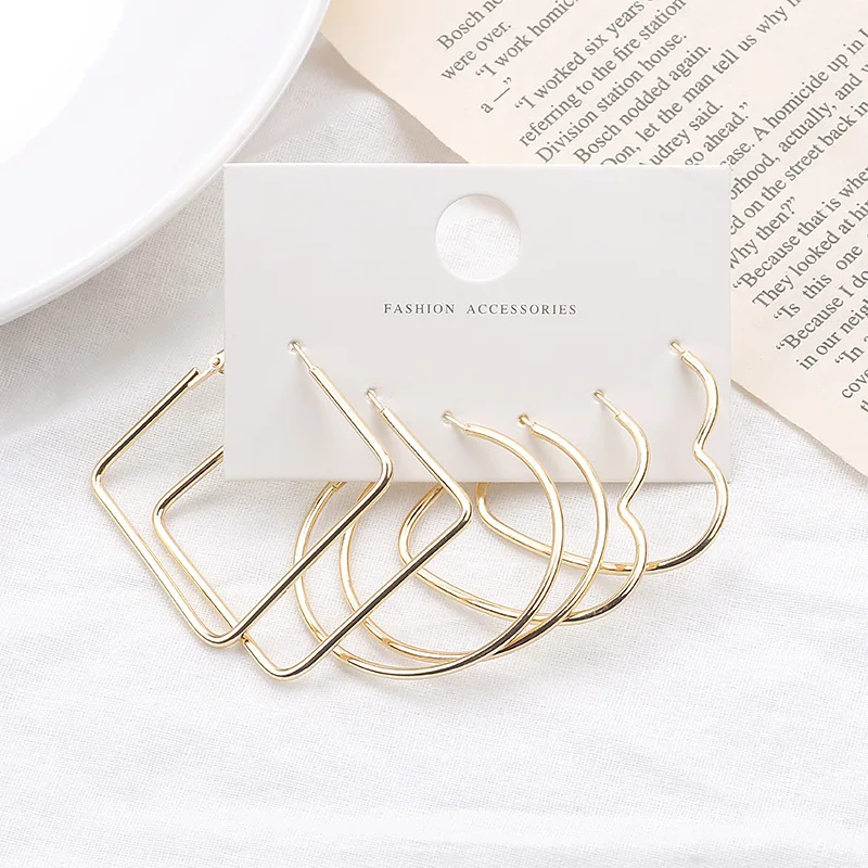 Горячая Распродажа большие женские серьги кольца 45 мм круглые аксессуары в стиле