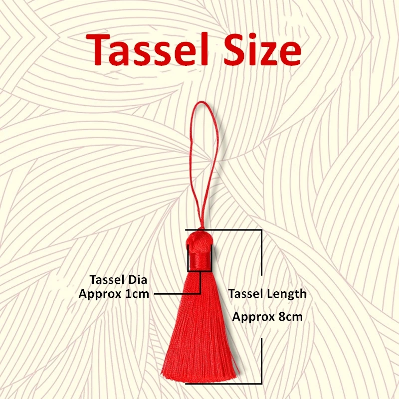 2 шт./лот 8 см шелковая кисточка для занавесок Сделай Сам крафт отделка ювелирные