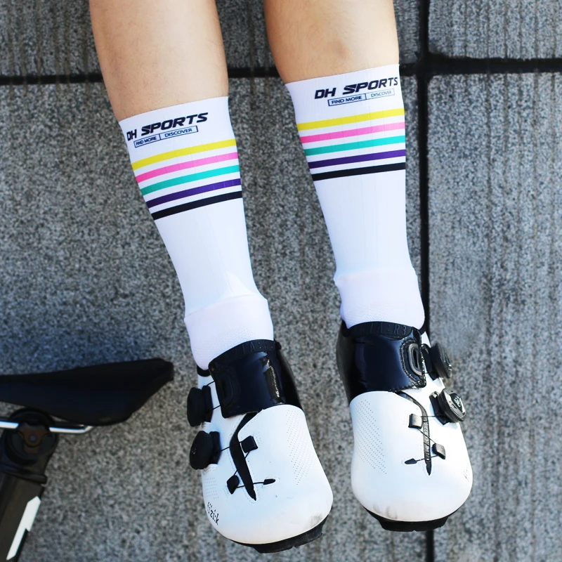 

Anti Slip Professional Bike Socks Compression Sport Sock Men Women Bicycle Team Aero Socks Racing Cycling Socks