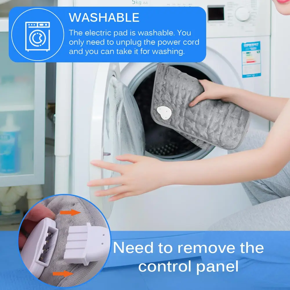 Электрическая грелка для живота талии спины 6 предметов 100-240 В 75 Вт 60*30 см | Дом и