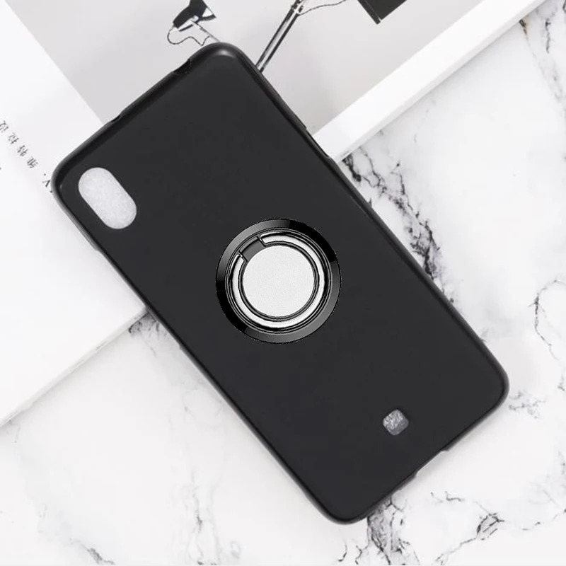 Мягкие силиконовые чехлы для LG 2019, LMX120EMW, чехол для телефона, K20 (LM-X120EMW), с кольцом-держателем, LM-X120