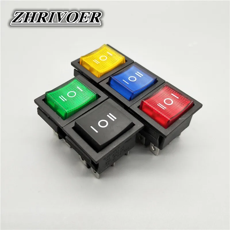 1 шт. переключатель питания KCD4 ВКЛ ВЫКЛ 3 положения 6 электрическое оборудование с