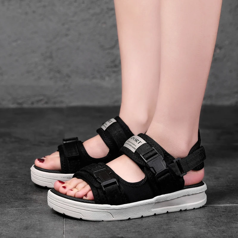 Сандалии на танкетке для мужчин и женщин дышащие пляжные спортивные босоножки