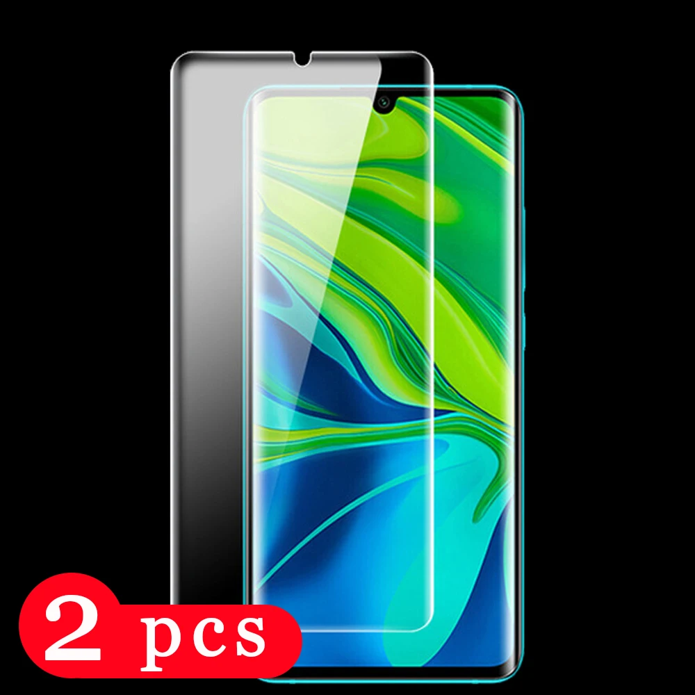 2 шт. Защитная пленка для xiaomi mi 9 se 9T cc9 10 lite note pro cc9e закаленное стекло защиты экрана