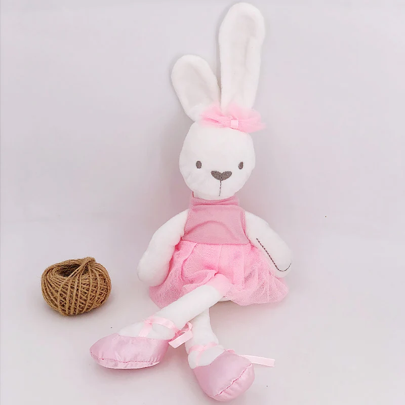 

Kawaii 40cm Bunny Plush Rabbit Baby Toys Cute Soft Cloth Stuffed Animals Rabbit Home Decor For Children Baby Appease Toys Gift