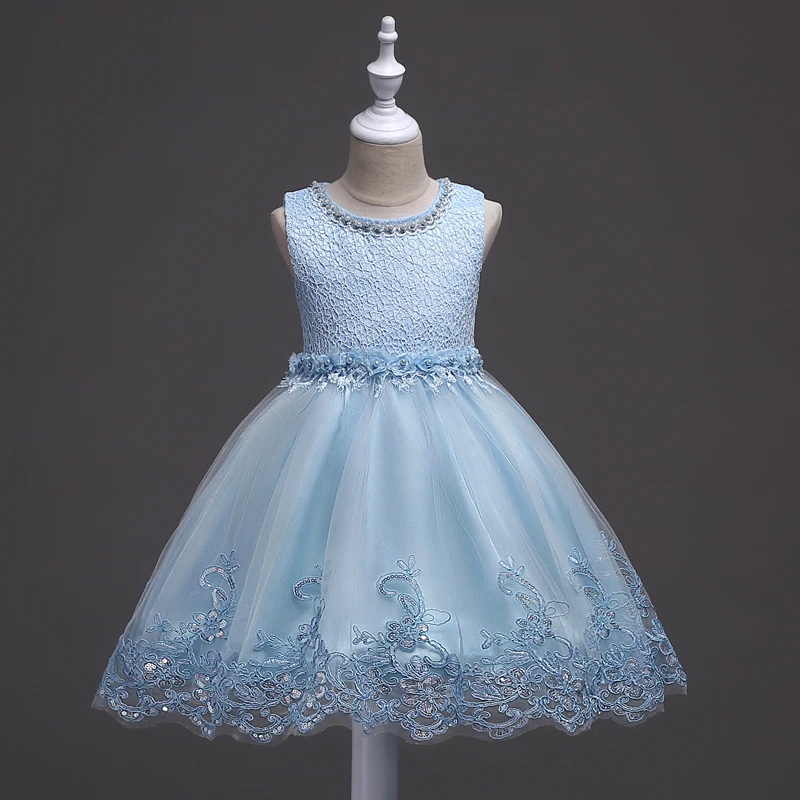 2017 Christmas Girls dresses Embroidery Ball Gown wedding bridesmaids toddlers beauty lace | Детская одежда и обувь